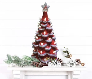 Roll Tide 14" Alabama Ceramic Tree - Picture 1 of 3
