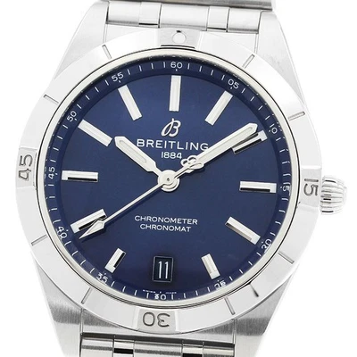 BREITLING Chronomat automatic 36 A10380 Navy Dial Automatic Ladies Watch_912227 - Image 1 of 4
