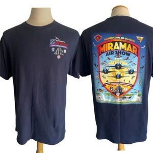 Camiseta MIRAMAR AIRSHOW (2019) Estación Aérea Oficial del Cuerpo de Marines MCAS Talla Grande - Imagen 1 de 4