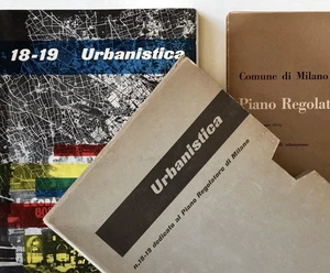 URBANISTICA 18 - 19  1956 Rivista Architettura Olivetti PIANO REGOLATORE MILANO - Foto 1 di 20