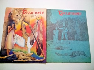 Konvolut 2 Tecumseh Schauspielprogramme 1976 & 1979. Viele Unterschriften. Chillicothe OH - Bild 1 von 11