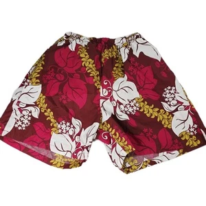 Royal Creations Shorts Vintage Original Large Surf Line Hawaiian Beach Red - Picture 1 of 9