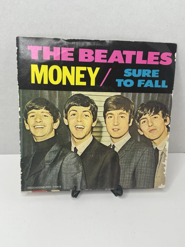 BEATLES: money / sure to fall DECCAGONE 7" Single 45 RPM Foto 1 de 4