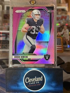 2024 PANINI PRIZM #315 PINK PRIZM (RC/SP) BROCK BOWERS - Foto 1 di 3