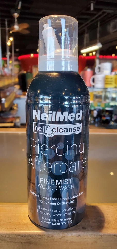 KALEIDOSCOPE ONLINE NeilMed Piercing Aftercare Wound Wash – Sterile Saline Spray