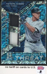 2019 Panini Spectra Dual Threat Materials Neon Blue #3 Aaron Judge 87/99 - Bild 1 von 2