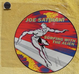 Joe Satriani: Surfing With The Alien - LP Picture Disc GRUB 8P UK Import 1987 - Picture 1 of 2
