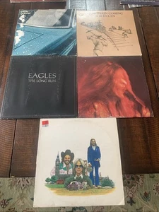 Bob Dylan Eagles Long Run Janis Joplin Peter Gabriel America Vinyl Record VG/VG - Picture 1 of 24