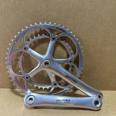 Campagnolo Chorus 10 Speed 170 Square Taper Crankset Crank 53/39 bwa56 - Image 1 of 4
