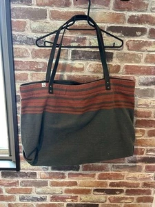 visvim Tote Bag Canvas Leather Trim Vintage Style Rare Japanese Brand Men's Auth - Picture 1 of 7