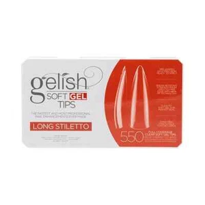 Punte Gel Morbide Gelish - Punte Stiletto Lungo 550ct - Foto 1 di 1