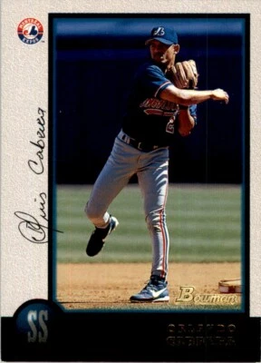 1998 Bowman Orlando Cabrera Montreal Expos #93 MLB Baseball Card - Image 1 of 2