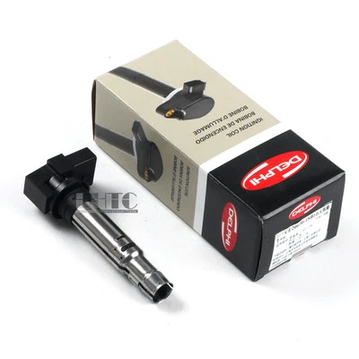 Delphi Ignition Coil Spark Plug Genuine For VW Tiguan Jetta Golf Audi A1 A3 1.4L - Image 1 of 4
