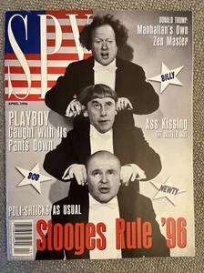 Spy Magazine April 1996 - Bill Clinton Three Stooges Cover - Picture 1 of 3