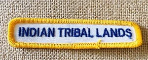 Vintage BSA Boy Scouts Of America Indian Tribal Lands Badge Patch Emblem - Picture 1 of 2