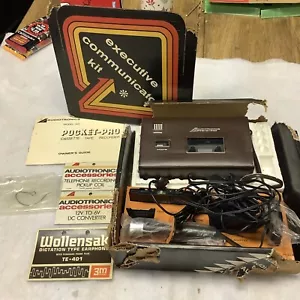 Audiotronics Model 149 Pocket- Pro Cassette Tape Recorder - Picture 1 of 14