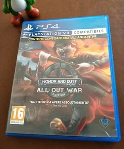 HONOR AND DUTY D-DAY PAL ITA PlayStation 4 ps4 ALL OUT WAR EDIT VR COMPATIBILE - Foto 1 di 5