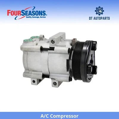 For 1994-1997 Mercury Cougar 4.6L V8 A/C Compressor 4 Seasons 1995 1996 - Image 1 of 4