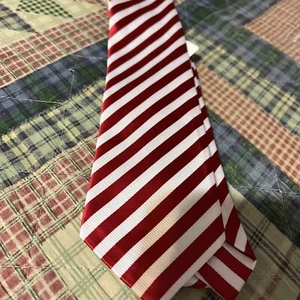 The Children’s Place Striped Necktie Kids Red White 48” X 2.75” - Picture 1 of 3