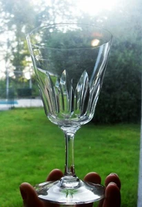 Antique Large 1 Glass Wine Crystal Size Model Cote D'Azure Baccarat Signed 14 - Picture 1 of 12