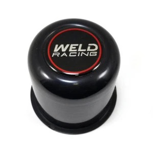 Weld Racing Black 3.175" OD Push-Thru Wheel Center Hub Cap 5 Lug P605-5083B - Picture 1 of 3