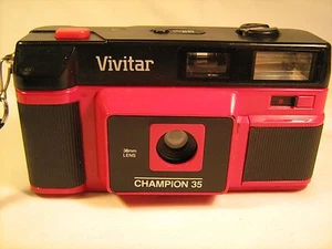 Vintage Camera VIVITAR CHAMPION 35 (for parts) [X2] - Picture 1 of 3