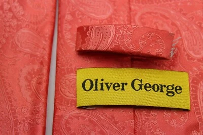 1397) CORBATA HOMBRE OLIVER GEORGE 100% MICROFIBRA HECHA EN CHINA Foto 1 de 3