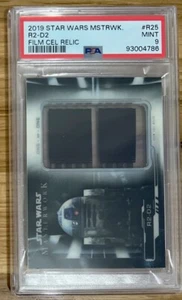 2019 Star Wars Masterwork R2-D2 Film Cel Relic 1/1 #R26 PSA 9! Mint! - Picture 1 of 4