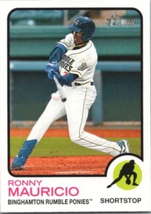 2022 Topps Heritage Minor League #115 Ronny Mauricio - Picture 1 of 2