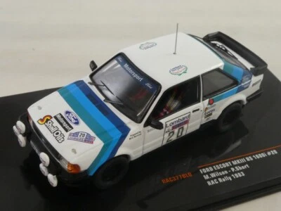 IXO Ford Escort MKIII RS 1600i #20 Wilson RAC Rally 1983 1/43 RAC377BLQ - Immagine 1 di 3