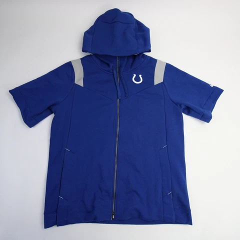 Indianapolis Colts Nike NFL On Field Apparel Jacket Men's Blue/Gray Used Cover