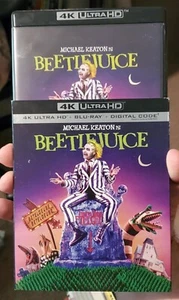 BEETLEJUICE 1988 4K UHD + BLU-RAY + SLIPCOVER NO DIGITAL TIM BURTON OOP - Bild 1 von 8