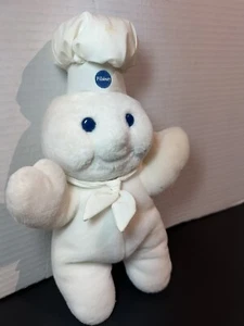 Dakin 1990 Pillsbury Doughboy Poppin Fresh 12” Plush 25th Birthday Stuffed Tags - Picture 1 of 13