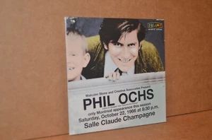 PHIL OCHS: SALLE CLAUDE CHAMPAGNE; 2017 MINT- 2 CD SET OF 1966 MONTREAL CONCERT - Bild 1 von 3