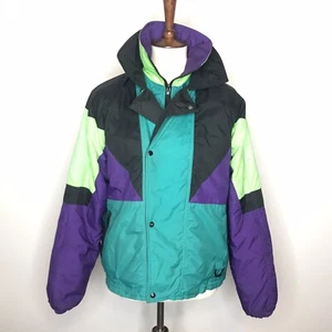 Chaqueta de esquí vintage años 80 Sassoon esquí invierno snowboard ropa exterior talla XL (18) - Imagen 1 de 11