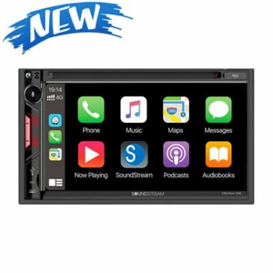SOUNDSTREAM CAR STEREO 6.8 DIGITAL MEDIA USB APPLE CARPLAY AND ANDROID VRCPAA - Picture 1 of 11