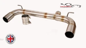 Stainless Exhaust Backbox Silencer Muffler Delete Section For BMW F22 F23 M235i - Picture 1 of 5