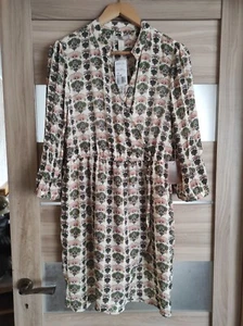 Forever 21 Contemporary V-Neck Long Sleeve Wrap Dress Size M - Picture 1 of 11