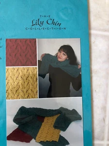 Fiber Trends The Lily Chin Collezione Fiamme Danzanti Vintage Sciarpa Modelli 1999 - Foto 1 di 3