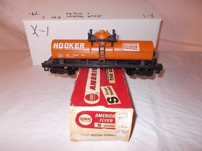 AMERICAN FLYER #24329 HOOKER TANKER MINT IN ORIGINAL BOX LOT #X-1 - Image 1 of 4