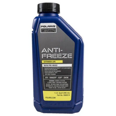 Polaris 2880514 1 Quart Anti-Freeze 50/50 Premix ACE Ranger RZR Sportsman - Image 1 of 2