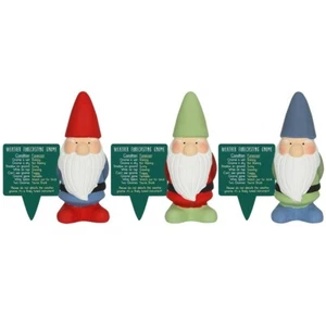 Terracotta Weather Forecasting Gnome - Red, Green or Blue. Comes with Mini Sign - Picture 1 of 5