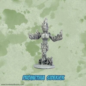 Bombshell Miniatures: Sidekicks - Promethia, Fire Elemental - Imagen 1 de 1