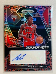 Ayo Dosunmu 2023-24 Panini Prizm /15 Snakeskin Signatures Auto (LESEN) - Bild 1 von 3