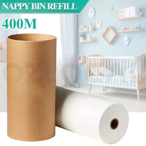 400M Nappy Bin Refill Kit Liner Film Compatible With For Tommee Tippee Sangenic - Picture 1 of 14