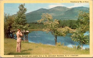 Postal de fotógrafo en AUSABLE RIVER Whiteface Mountain ADIRONDACK MOUNTAINS - Imagen 1 de 2
