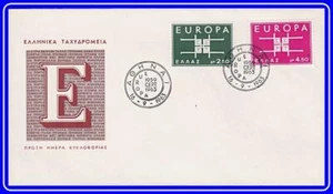 GREECE 1963 FDC EUROPA-CEPT - Picture 1 of 1
