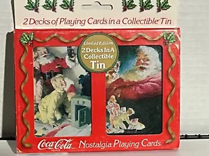 1996 Coca-Cola Nostalgia Playing Cards Brand New - Picture 1 of 3