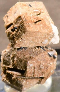 MSH DOUBLE FLUO CATAPLEIITE PS SODALITE! ! 1.5 X 1.5 X 2.5 CM, CANADA #8 - Picture 1 of 4