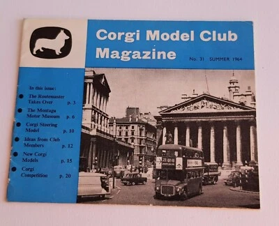 Originale Corgi Club Rivista No. 31, Estate 1964 Superbo Condizioni Perfette - Immagine 1 di 4